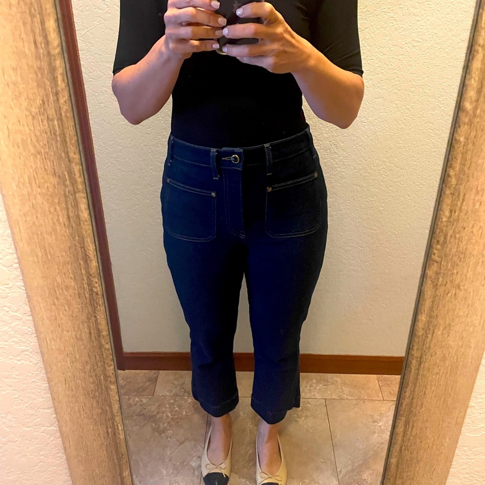 Khaite jeans. Similar to Vivian but with front pockets.